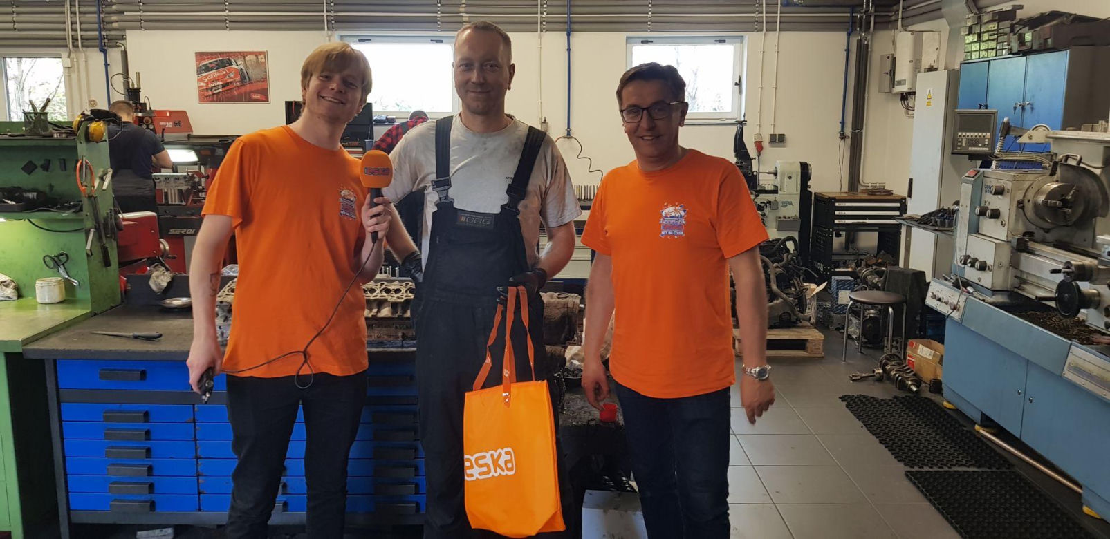 Eska Summer City Olsztyn! Wizyta w Łupstychu. CRG Cybulscy – Centrum Regeneracji Głowic