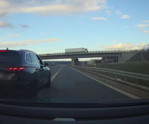 Bił kobietę na autostradzie, bo jechała zgodnie z przepisami! Wszystko nagrała jej 8-letnia córka