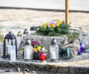 Tak wygląda grób Bożeny Dykiel