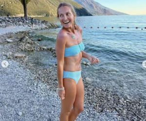 Joanna Moro na wakacjach