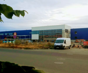 Budowa sklepu IKEA w Szczecinie - sierpień 2020