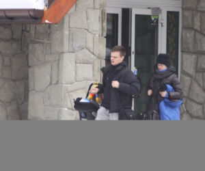 Kasia Cichopek i Marcin Hakiel z synkiem w Zakopanem