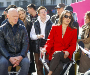 Krzyszof Diablo Włodarczyk z żoną