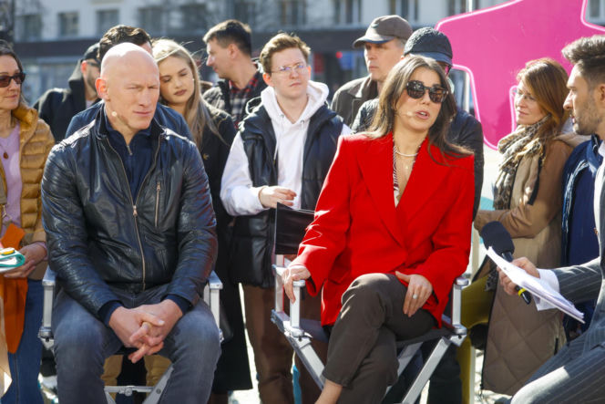 Krzyszof "Diablo" Włodarczyk z żoną