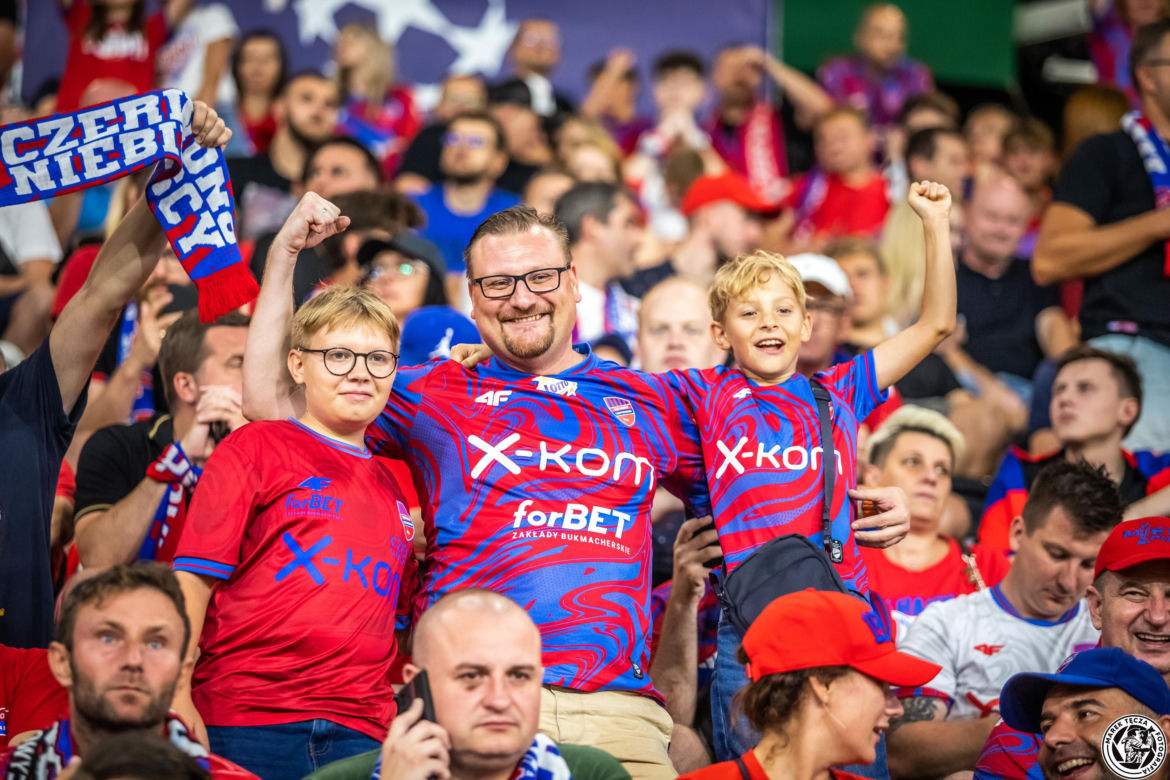 Raków Częstochowa - FC Kopenhaga Zdjęcia kibiców
