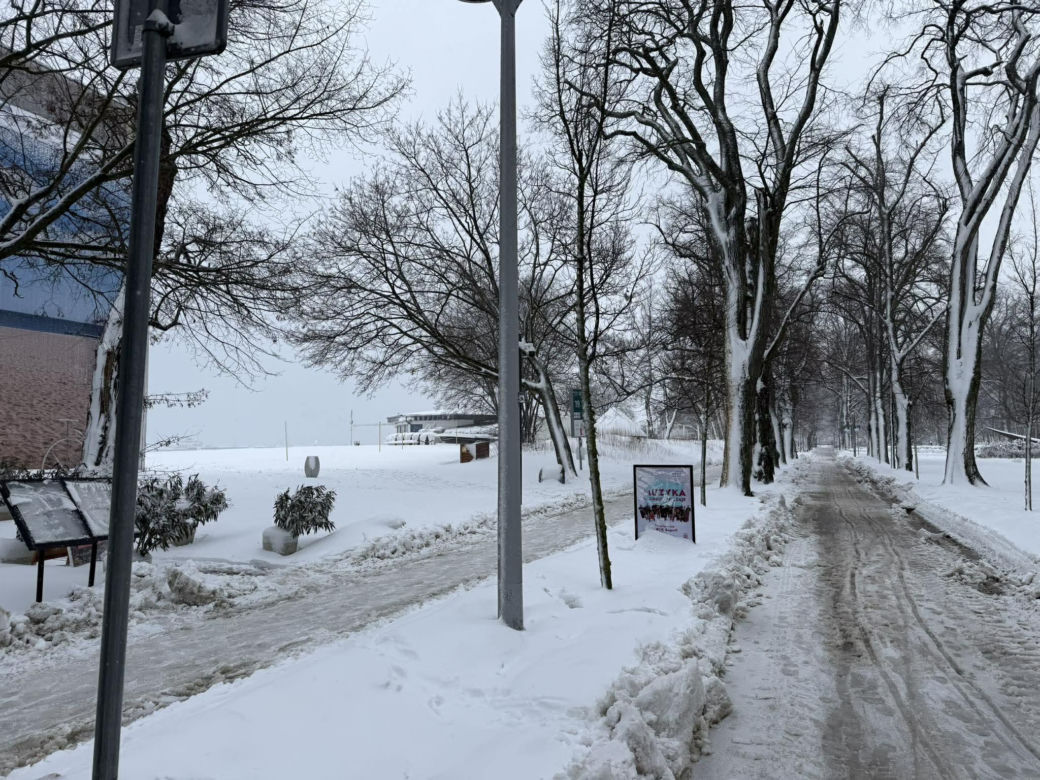 Sroga zima ponownie uderzyła na Pomorzu