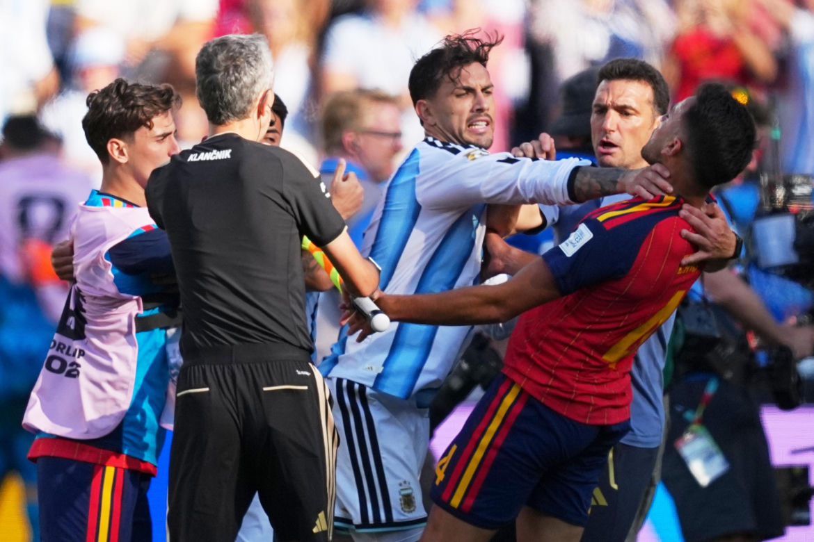 Awantura po finale MŚ Hiszpania - Argentyna