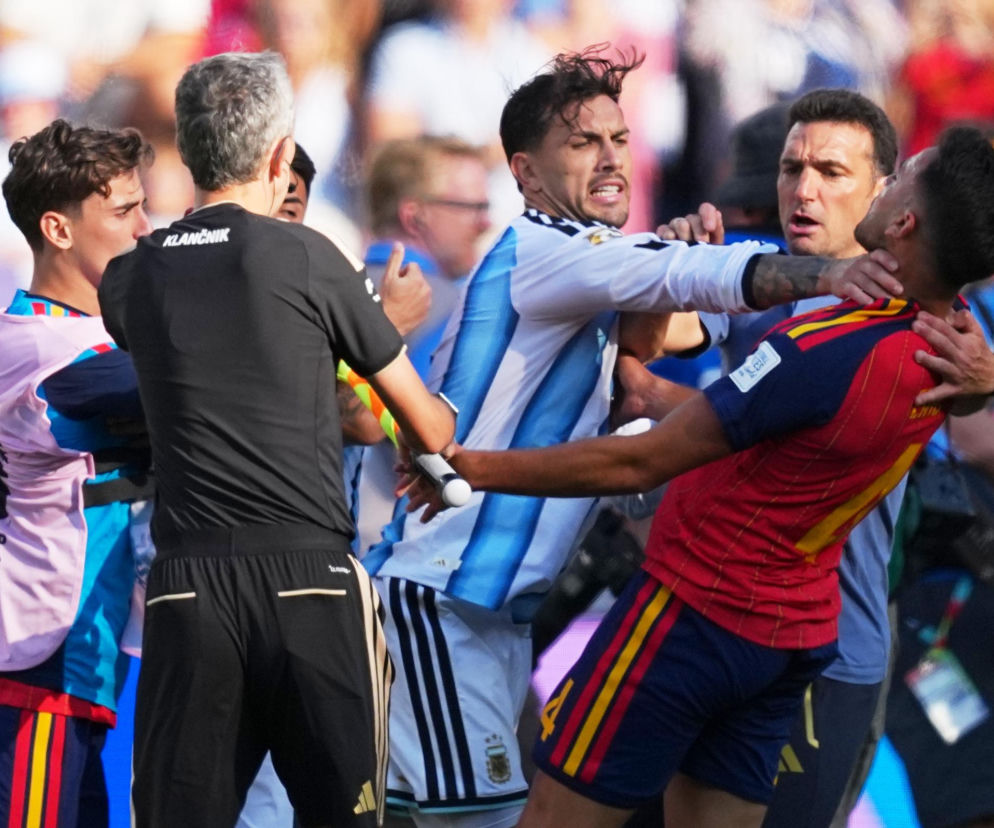 Awantura po finale MŚ Hiszpania - Argentyna