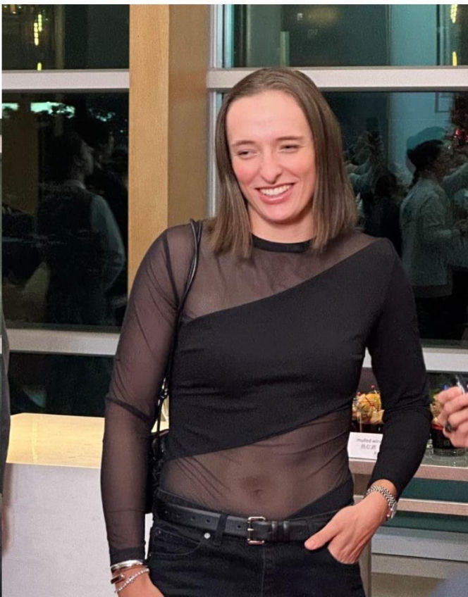 Iga Świątek na Players Party w Stuttgarcie i na innych turniejowych imprezach