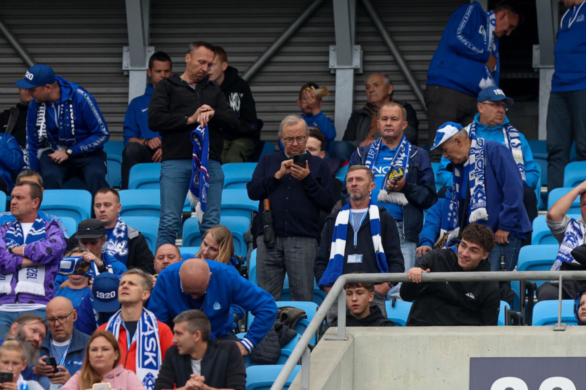 Kibice na meczu Ruch Chorzów - ŁKS