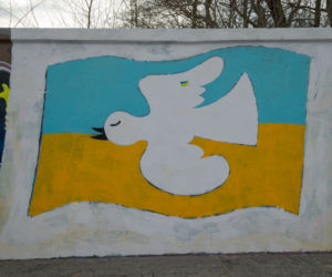 Wojna na Ukrainie. Niezwykłe murale w Warszawie