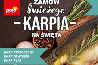 Świeży karp w POLOmarkecie na zamówienie. Świąteczny spokój zaczyna się wcześniej! Do wyboru: płaty, dzwonko, patroszony
