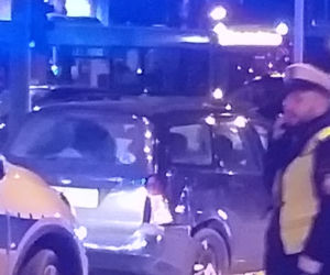 Wypadek radiowozu w Poznaniu
