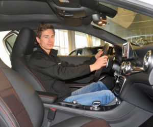 Kamil Stoch w Mercedesie GLA 45 AMG