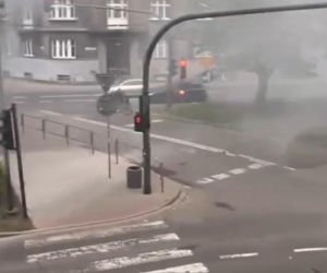 Pożar w centrum Krakowa! O krok od eksplozji. Miasto sparaliżowane