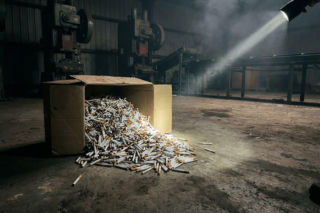 Nielegalna fabryka papierosów w kujawsko-pomorskim. Działała w tym miejscu 