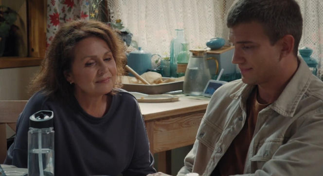 M jak miłość odc. 1910.  Mateusz (Rafał Kowalski), Marysia (Małgorzata Pieńkowska)