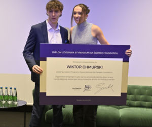 Iga Świątek rozdała stypendia