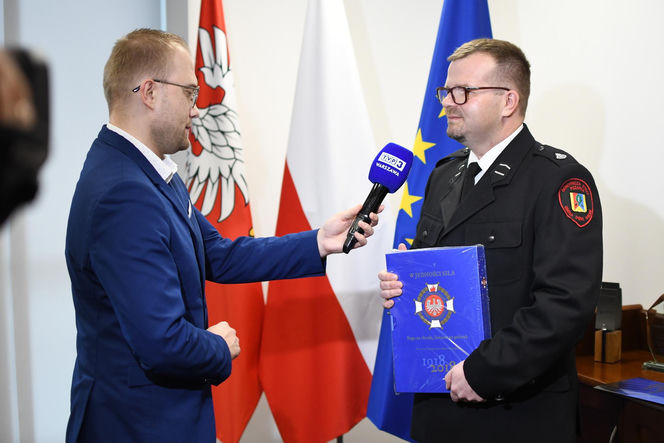 Tytuł Strażaka Miesiąca dla druha OSP w Rudzie w powiecie mińskim