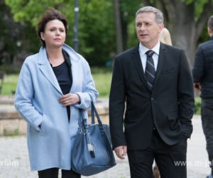 M jak miłość odc. 1153. Artur (Robert Moskwa), Marysia (Małgorzata Pieńkowska)