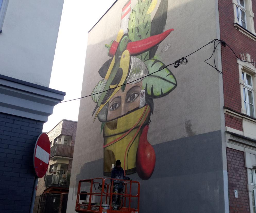 Mural w Katowicach