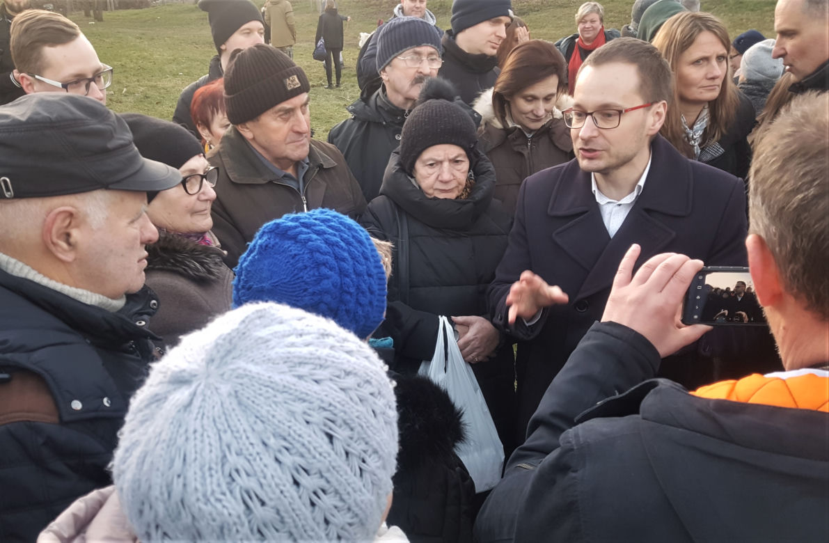 Konflikt w temacie Wybiegu Dla Psów - spotkanie w terenie