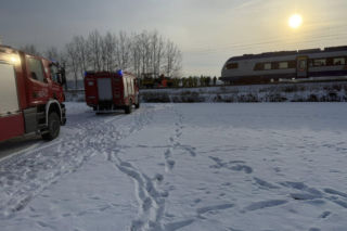 Maszynista zgłosił brak fragmentu szyny