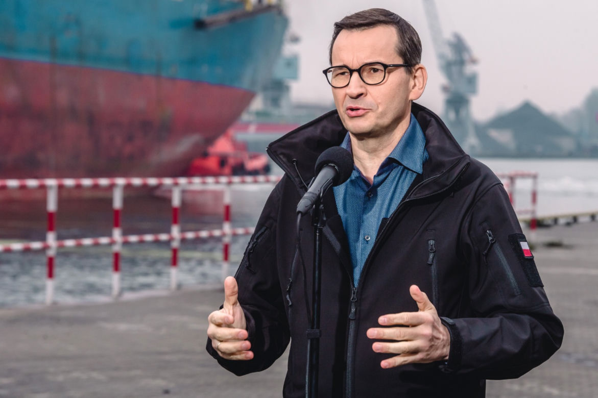 Premier w Gdańsku. Morawiecki sprawdził węgiel