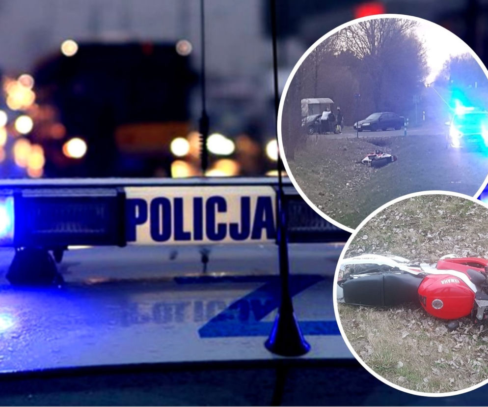Antoniówka. 19-latek POWAŻNIE RANNY w wypadku na motocyklu! Był PIJANY i NAĆPANY