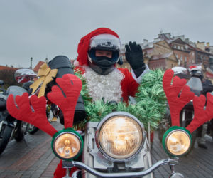 MotoMikołaje na ulicach Lublina! Odwiedzili dzieci w szpitalach