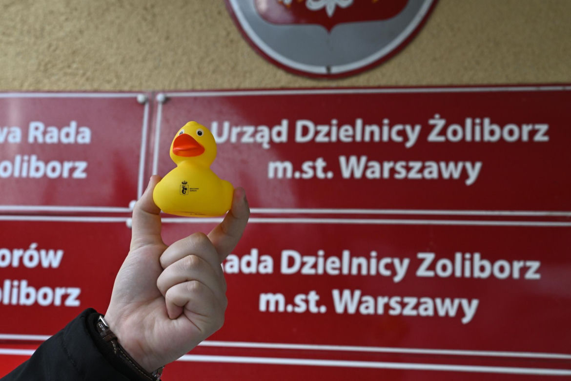Kaczka z Żoliborza nowym gadżetem promocyjnym dzielnicy