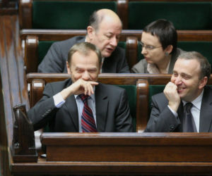 Donald Tusk i Grzegorz Schetyna