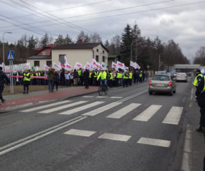 Protest w Imielinie