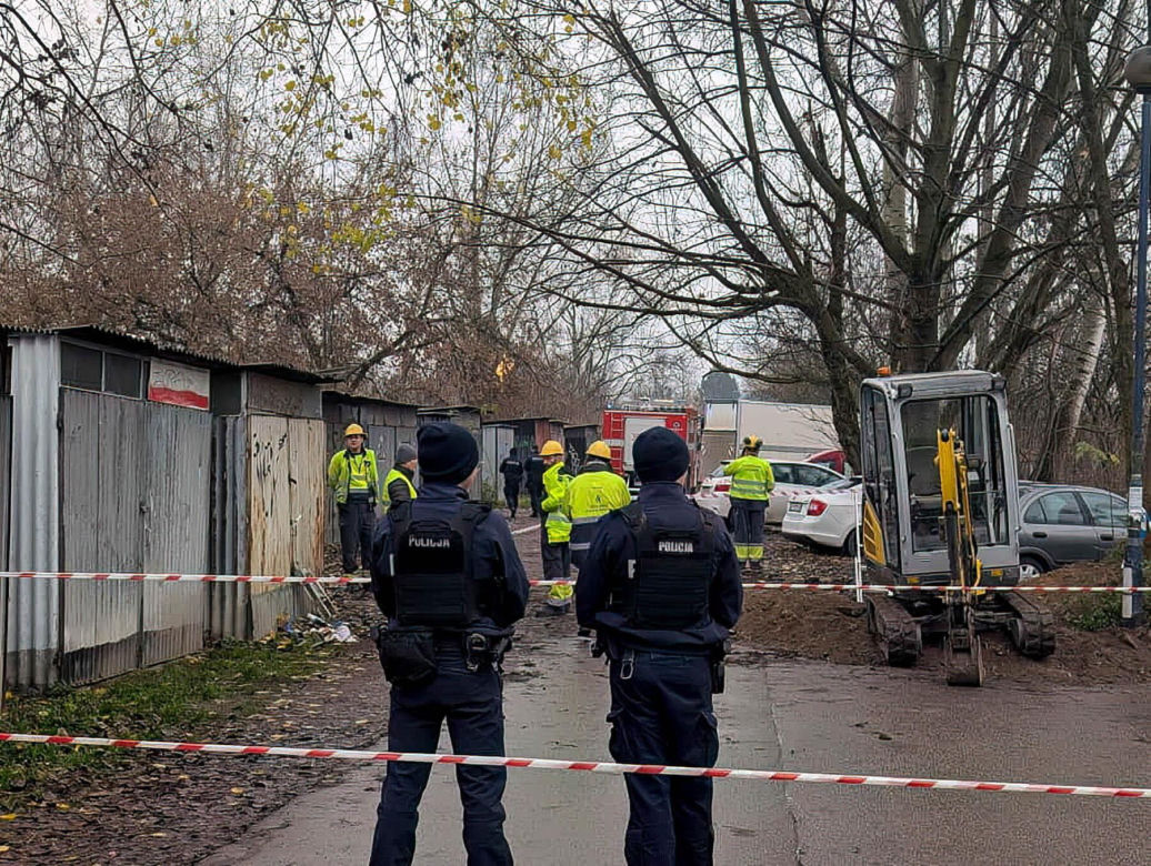 Rozszczelnienie gazociągu przy ul. Komandosów w Krakowie