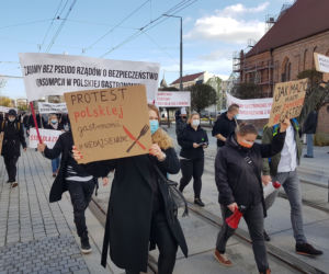 Zobaczcie jak przebiegał protest. 