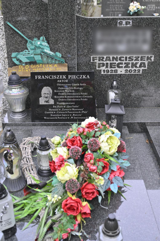 Tak wygląda grób Franciszka Pieczki