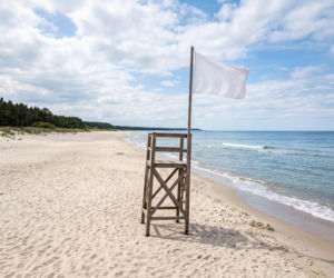 Sinice Rowy. Czy w Rowach można się kąpać 14.08? Flaga, warunki pogodowe