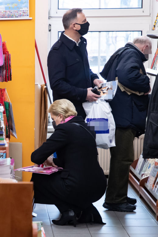 Andrzej Duda na przedświątecznych zakupach