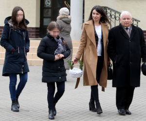 Marta Kaczyńska z córkami