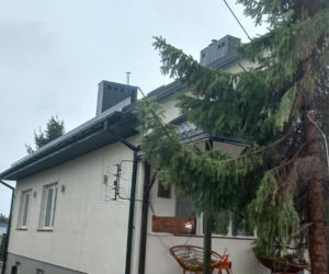 Powiat siedlecki: liczne interwencje strażaków w związku z wichurą