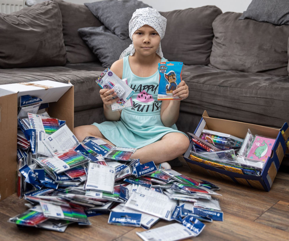 Nadia Totoń zbiera zabawki dla chorych dzieci