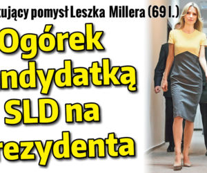 Ogórek kandydatką SLD na prezydenta