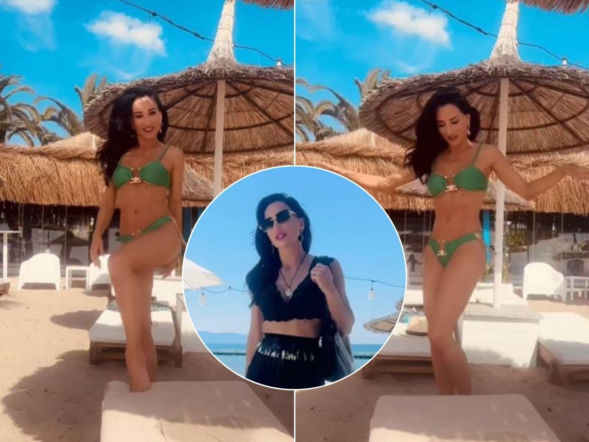 Justyna Steczkowska kusi w zielonym bikini! 53-latka rozgrzała fanów do czerwoności!