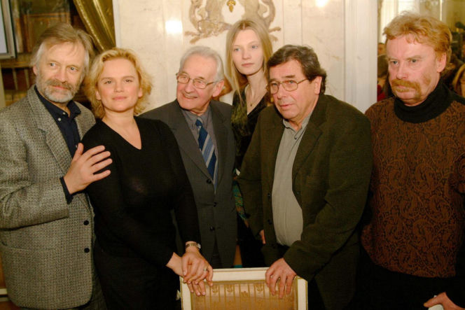 Andrzej Wajda i Daniel Olbrychski 