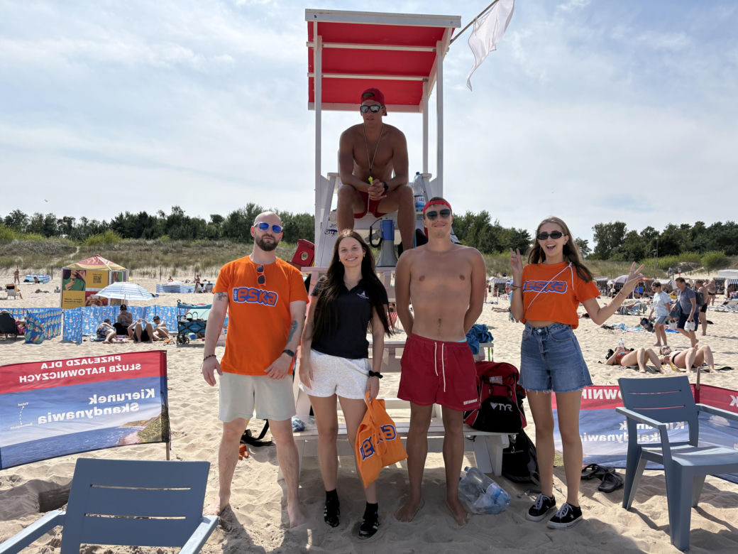 Bezpieczna Plaża z Unity Line 