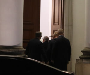 Duda, Kaczyński, Morawiecki: spotkanie w Belwederze