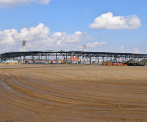 Budowa stadionu w Szczecinie - marzec 2020