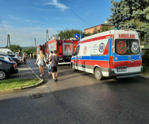 Wypadek na ulicy Żytniej w Starachowicach