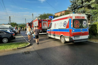 Wypadek na ulicy Żytniej w Starachowicach