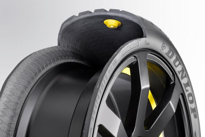 Opona Goodyear Dunlop z mikroprocesorem
